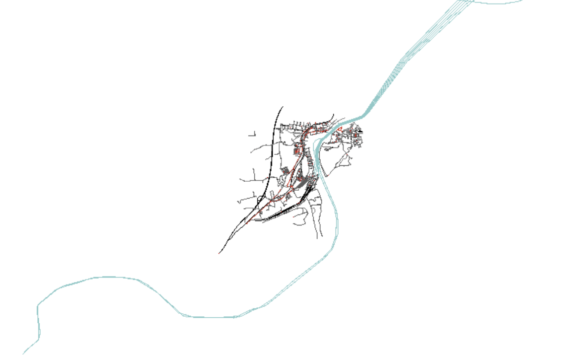 Before net before cutting the waterways